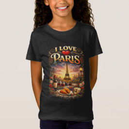 Camiseta Eu Amo Paris