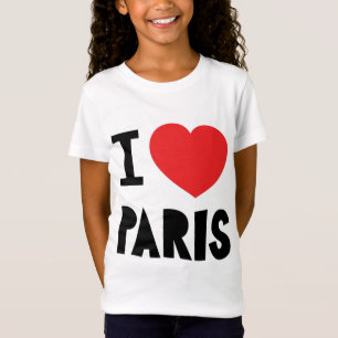 Camiseta Eu amo Paris