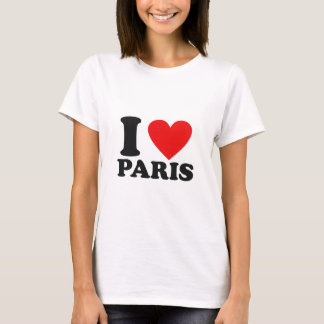 Camiseta Eu amo Paris
