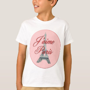 Camiseta Eu amo Paris