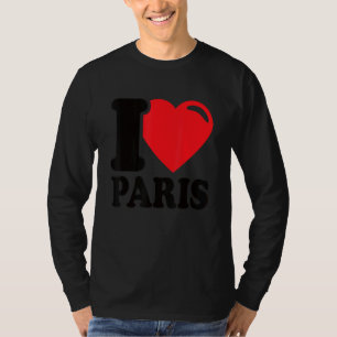 Camiseta Eu Amo Paris  Bela Cidade de Paris  Eu Adoro Paris