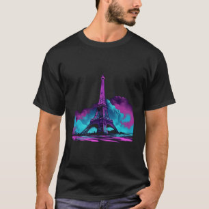 Camiseta Eu Amo Paris Eiffel Tower França
