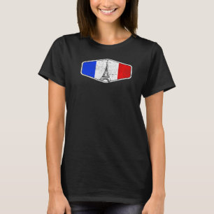 Camiseta Eu Amo Paris França Torre Eiffel Torre Vintage Fra