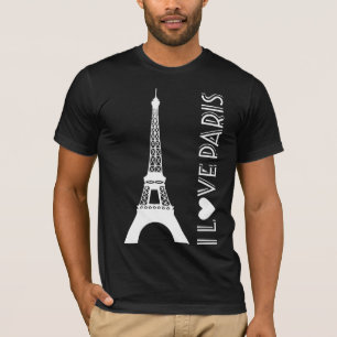 Camiseta Eu Amo Paris   Torre Eiffel