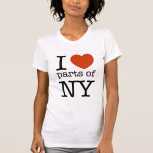 Camiseta Eu amo partes de NY