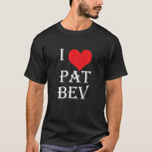 Camiseta Eu Amo Pat Bev I Heart Pat Bev