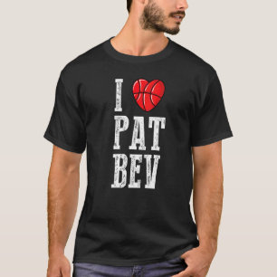 Camiseta Eu Amo Pat Bev I Heart Pat Bev Vintage Basquete