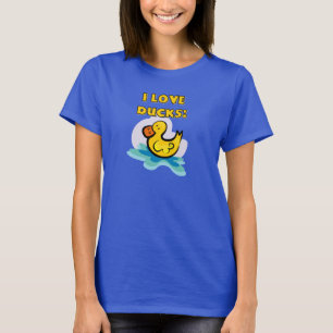 Camiseta Eu amo patos