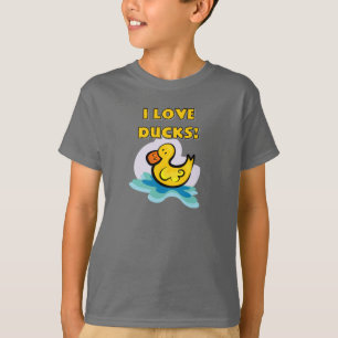 Camiseta Eu amo patos