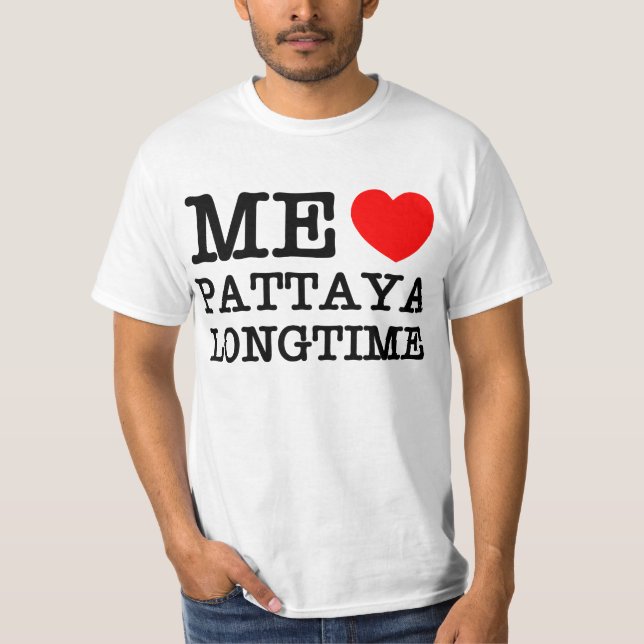 CAMISETA EU AMO PATTAYA LONGTIME (Frente)