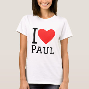 Camiseta Eu amo Paul