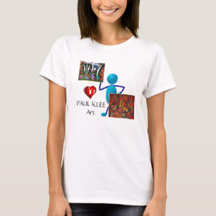 Camiseta Eu Amo Paul Klee Art
