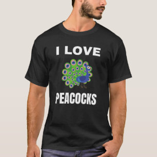 Camiseta Eu amo Peacocks