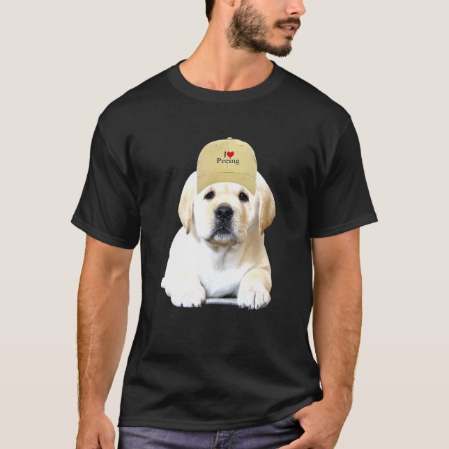 Camiseta Eu Amo Peeinglove Peeing Hati Love Dog For Dog (Frente)