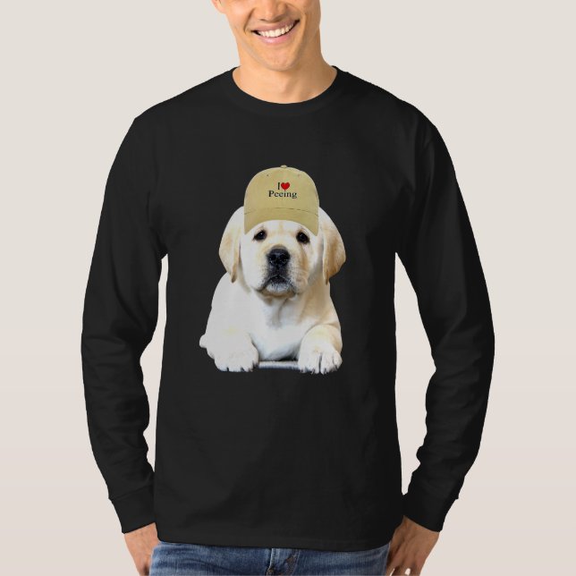 Camiseta Eu Amo Peeinglove Peeing Hati Love Dog For Dog (Frente)