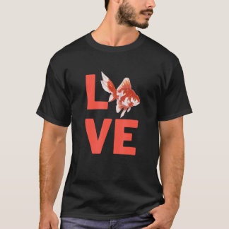Camiseta Eu Amo Peixes Proprietários de Animais Aquáticos e