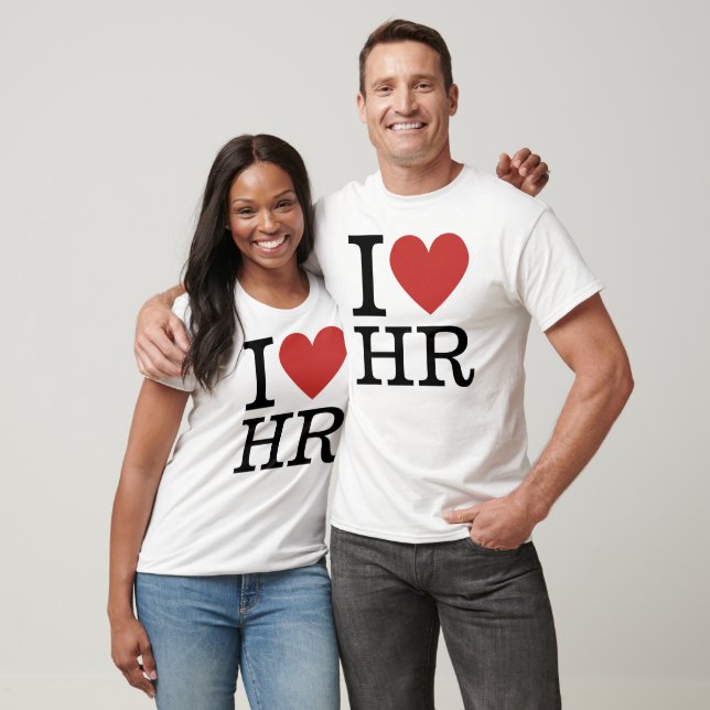 Camiseta Eu ❤️ Amo Personalizar HR (Unissex)