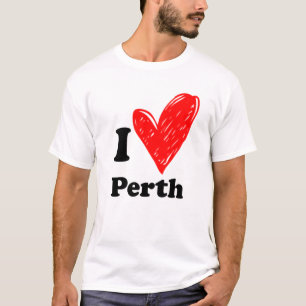 Camiseta Eu amo Perth