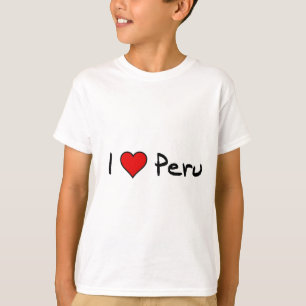 Camiseta Eu amo Peru