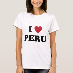 Camiseta Eu amo Peru