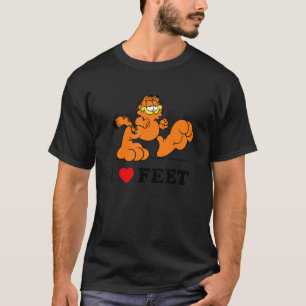 Camiseta Eu Amo Pés Gato Fofo Animal Dono de Animal de Esti