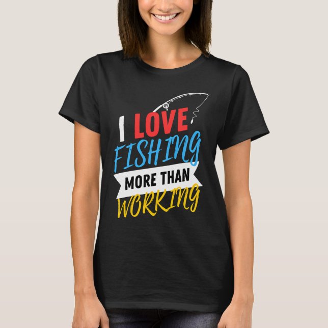 Camiseta Eu Amo Pescar (Frente)