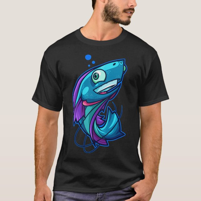 Camiseta Eu Amo Pescar (Frente)