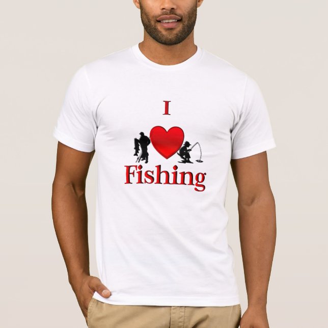 Camiseta Eu Amo Pescar (Frente)