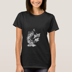 Camiseta Eu Amo Pescar Então Me Morde Piada
