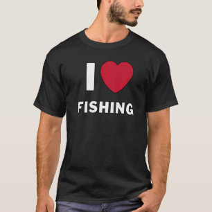 Camiseta Eu Amo Pescar Eu Adoro Pescar