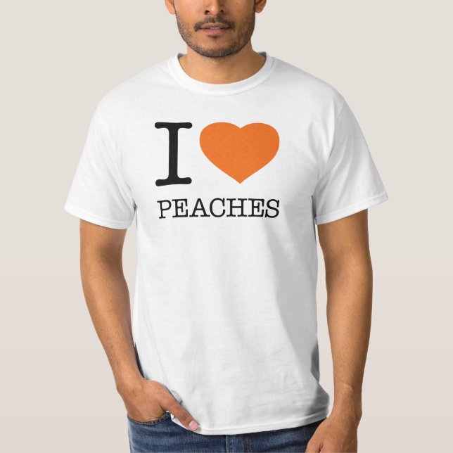 CAMISETA EU AMO PÊSSEGOS (Frente)
