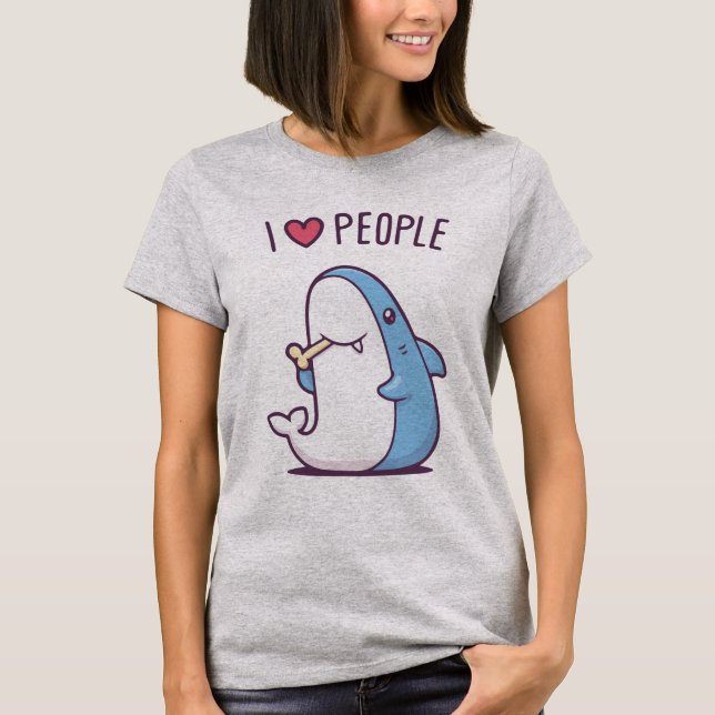 Camiseta Eu Amo Pessoas (Frente)