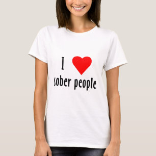 Camiseta Eu amo Pessoas Sober