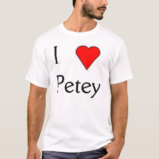 Camiseta Eu amo Petey