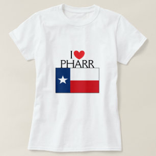 Camiseta Eu amo Pharr, Texas