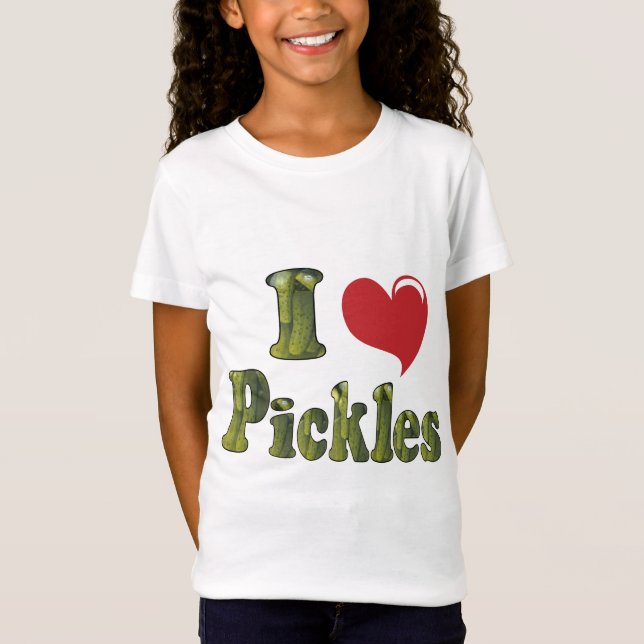 Camiseta Eu Amo Picles (Frente)