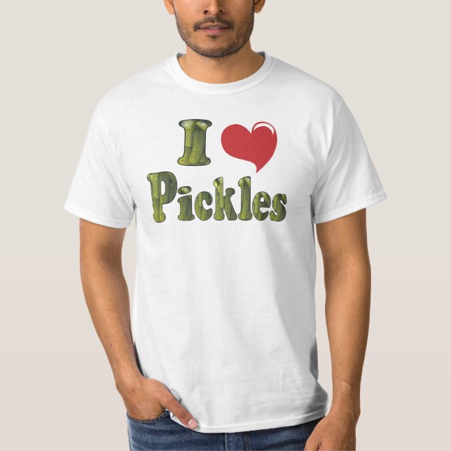 Camiseta Eu Amo Picles (Frente)