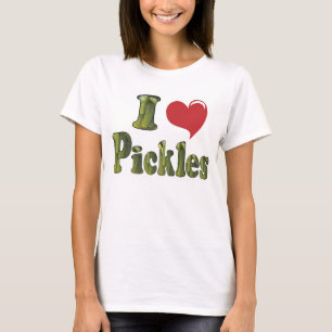 Camiseta Eu Amo Picles