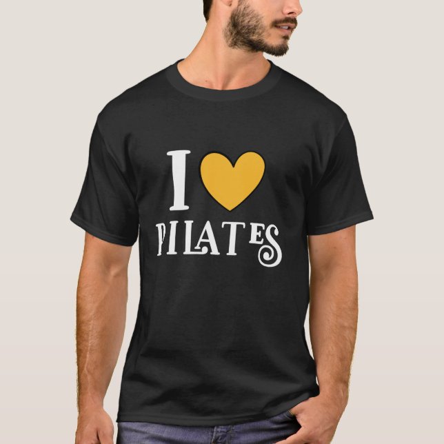 Camiseta Eu Amo Pilates (Frente)