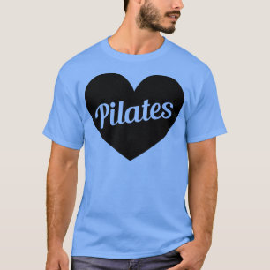 Camiseta Eu Amo Pilates Pilates Pilates Pilates Em Meu Cora