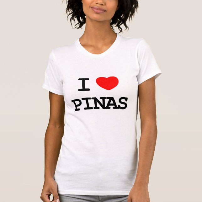 Camiseta Eu amo pinas (Frente)