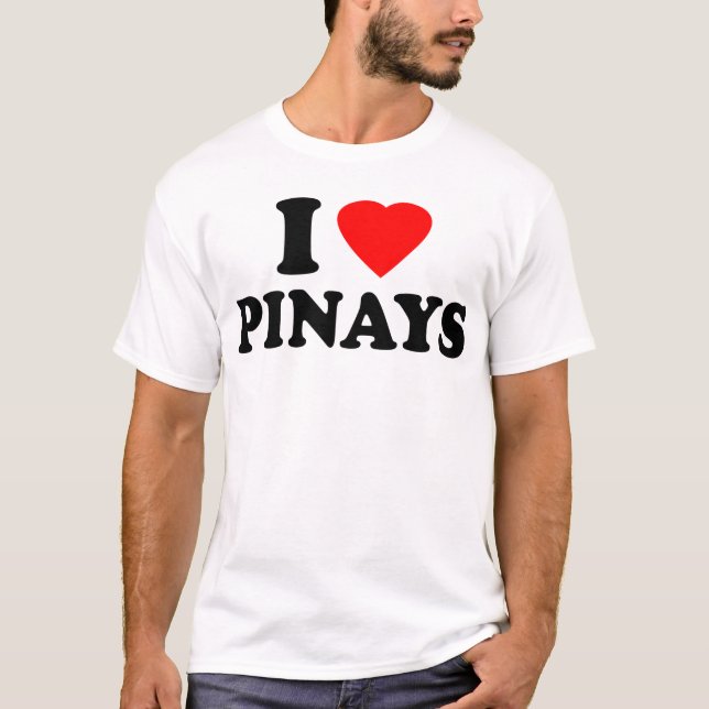 Camiseta Eu amo Pinays (Frente)