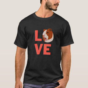 Camiseta Eu Amo Pinus Roedores De Porcos E Animais