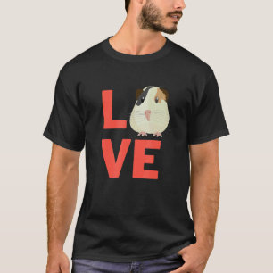 Camiseta Eu Amo Pinus Roedores De Porcos E Animais