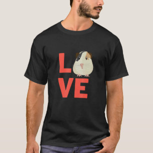 Camiseta Eu Amo Pinus Roedores De Porcos E Animais