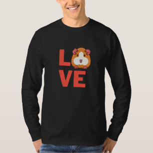 Camiseta Eu Amo Pinus Roedores De Porcos E Animais