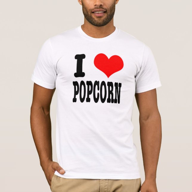 CAMISETA EU AMO PIPOCA (Frente)