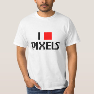 Camiseta Eu amo pixéis