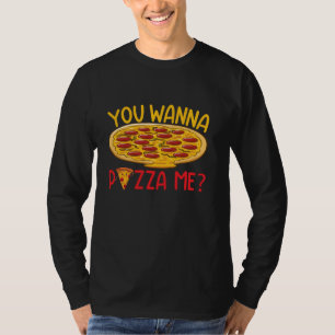 Camiseta Eu Amo Pizza Amante de Comida Foodie Piadas Engraç