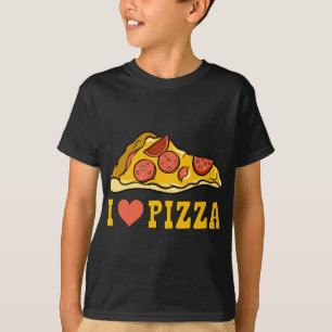 Camiseta Eu Amo Pizza - Comida Italiana